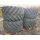 SET OF 4 JCB FASTRAC 5-STUD GOODYEAR TERRA WHEELS & TYRES - Image 2 of 7
