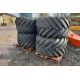 SET OF 4 JCB FASTRAC 5-STUD GOODYEAR TERRA WHEELS & TYRES - Image 1 of 7