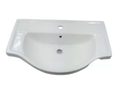 BATHROOM SINK WASH BASIN 650 MM KAPRI VELDEAU CERAMIC WALL COUNTER 1TH 25-5065
