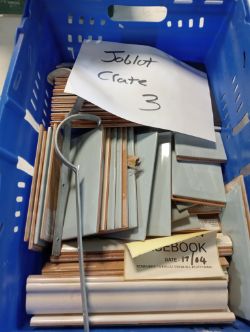 JOBLOT CRATE 3 VAROIUS TILES AND TRUCKING
