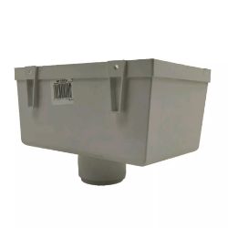 40 UNITS HOPPER HEAD RAINWATER DRAINAGE 68 MM ROUND DOWNPIPE WHITE