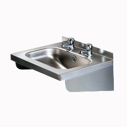 WALL MOUNTED SINK RIGHT HAND WASHBASIN GIBRALTAR CWB1610-82 PLAND