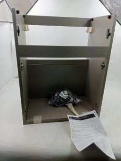 500 MM SEMI COUNTER TOP BASIN UNIT R2 STONE GREY CA5013.ST NO DOOR