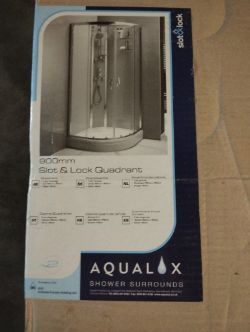 AQUALUX SHOWER TRAY 900 MM QUADRANT