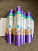 JOB LOT OF 30 ROLLS OF CRICUT PREMIUM VINYL SHIMMER PERMANENT GLITTER IN PURPLE