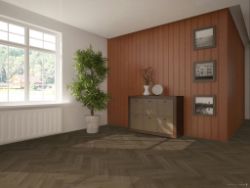 22 X PACKS (103.46M2) IDENTITY PARQUET LVT GLUEDOWN FLOORING DEEP OAK RRP £2,700