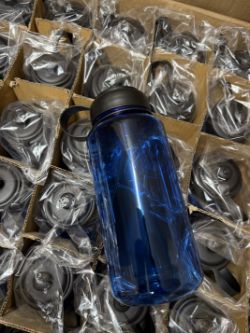 360 X BRAND NEW 1L BLUE WATER BOTTLES