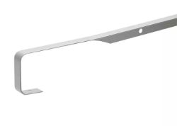 KITCHEN WORKTOP JOINING STRIPS - 28MM X 630MM - SILVER ALUMINIUM X 250 UNITS