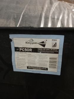 LARGECOLD WATER TANK WITH JACKET KINGSPAN PC 50 R