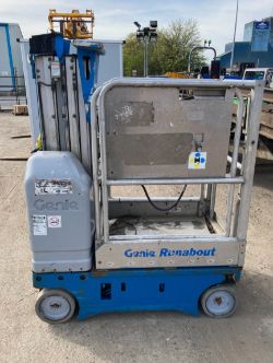 GENIE GR-15 CHERRY PICKER – 6.52M WORKING HEIGHT – BATTERY POWERED