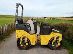 2014 BOMAG BW120 AD-5 DOUBLE DRUM VIBRATING ROLLER