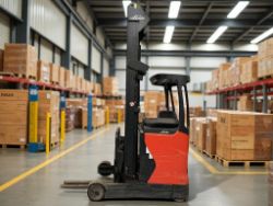 2015 LINDE R14-01 REACH TRUCK**(INCLUDES CHARGER)**