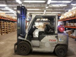 2016 TCM J1F4A40LQ LPG FORKLIFT – 4,000 KG CAPACITY – 4M LIFT HEIGHT