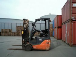 **(INCLUDES CHARGER)**2019 TOYOTA 8FBE15T ELECTRIC FORKLIFT – 1.5 TONNE – STANDARD MAST