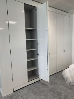 TALL FREE STANDING SHELVES / CUPBOARDS