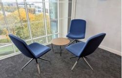 USED TORASEN SWIVEL LOUNGE CHAIRS