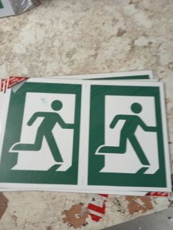 SAFETY INDUSTRIAL SIGNS WEARHOUSE FIRE EXIT NO SMOKING WEAR HELMET JOBLOT 20PCS