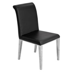 FAUX LEATHER DINING CHAIR - KIRKLAND