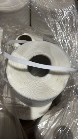 1X PALLET WITH STRAPPING, POLYPROPYLENE, 12MM X 800MTR, WHITE RRP £1166