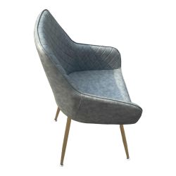 BRAND NEW SET OF 4 DINING CHAIR WITH GOLDEN LEGS