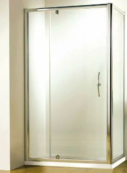 PIVOT SHOWER DOOR 1100 MM KUDOS ORIGINAL SILVER REVERSIBLE 6MM 3PW110S WIDE
