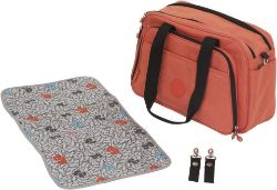 171 X NEW FISHER-PRICE RED STYLISH COMPARTMENTALIZED BABY BAG WITH ACCESSORIES 46X15X18CM