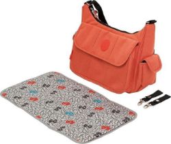53 X NEW FISHER-PRICE RED WATERPROOF BABY CHANGING BAG WITH ACCESSORIES 39X14X30.5CM