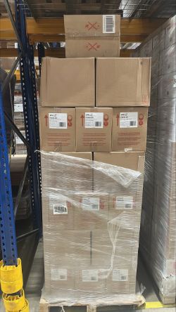 2 X PALLETS WITH POLYESTER PACKING TAPE 48MM X 132MTR SOLVENT TOTAL RRP £4900
