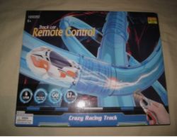 TUBE RACING RC CAR TRACK SYSTEM, BUILD YOUR OWN RACE COURSE, TOY, BLUE