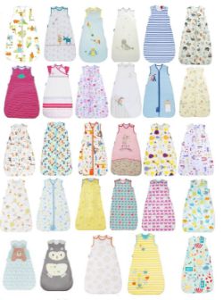 100 X BRAND NEW MIXED BABY SLEEPING BAG BLANKETS CHOSEN AT RANDOM RRP CIRCA £7500 +