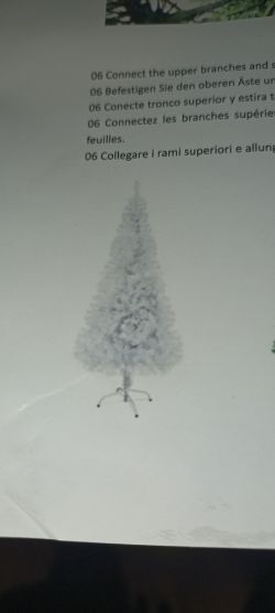 5FT CHRISTMAS TREE WHITE