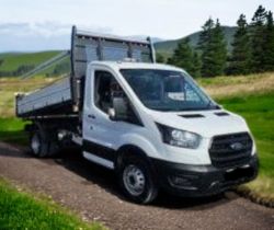 **(ONLY 67K MILEAGE)** 2020 FORD TRANSIT 350 LEADER TDCI 130 3-WAY TIPPER (RWD)