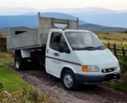 **(ONLY 92K MILEAGE)** 2000 FORD TRANSIT 190 LWB TIPPER PICKUP>>--NO VAT ON HAMMER--<<
