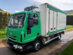 2014 IVECO EUROCARGO 7.5 TON REFRIGERATED CHILLER LORRY – EURO 6>>--NO VAT ON HAMMER--<<