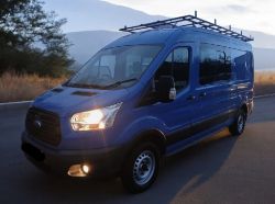 2016 FORD TRANSIT 2.2 TDCI 6-SPEED 7-SEAT FACTORY CREW VAN 350 LWB>>--NO VAT ON HAMMER--<<