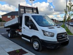 2020 (20 PLATE) FORD TRANSIT 350 LEADER 130BHP TDCI RWD LWB TIPPER PICK-UP – MANUAL DIESEL