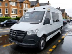 2019 ON 19 PLATE MERCEDES-BENZ SPRINTER S16CDI LWB CREW VAN ULEZ FREE ZONE