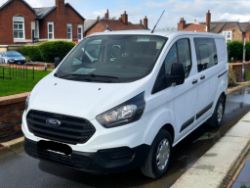 2019 ON 19 PLATE FORD TRANSIT CUSTOM 280 LEADER 5 SEATER CREW VAN >>--NO VAT ON HAMMER--<<