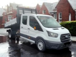 2020 ON 70 PLATE FORD TRANSIT 350 LEADER TDCI 130BHP L3HI CREW CAB PICK-UP – ULEZ FREE ZONE