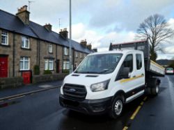 2020 (20 PLATE) FORD TRANSIT 350 LEADER TDCI 130BHP LWB CREW VAN>>--NO VAT ON HAMMER--<<