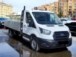 2021 ON 71 PLATE FORD TRANSIT 350 LEADER XLWB L4HI DROPSIDE WITH TAIL LIFT>>--NO VAT ON HAMMER--<<