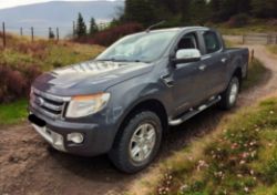 2014 FORD RANGER LIMITED 4X4 TDCI DOUBLE CAB PICKUP >>--NO VAT ON HAMMER--<<