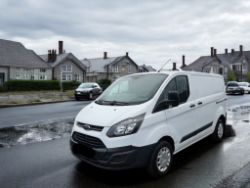 2016 ON 66 PLATE FORD TRANSIT CUSTOM 290 SWB 2.2 CHAIN DRIVEN >>--NO VAT ON HAMMER--<<