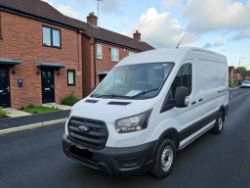 **(ONLY 90K MILEAGE)** 2020 (70 PLATE) FORD TRANSIT 290 LEADER MWB L2H2 >>--NO VAT ON HAMMER--<<