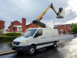 2012 ON 12 PLATE MERCEDES-BENZ SPRINTER 513CDI 2200CC 5000KG CHERRY PICKER>>--NO VAT ON HAMMER--<<
