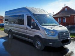 **(ONLY 108K MILEAGE)** 2019 ON 69 PLATE FORD TRANSIT 460 LEADER TDCI 130BHP RWD TRW MINI BUS