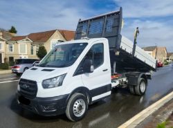 **(ONLY 67 K MILEAGE)** 2020 FORD TRANSIT 350 LEADER TDCI 130BHP 3-WAY TIPPER