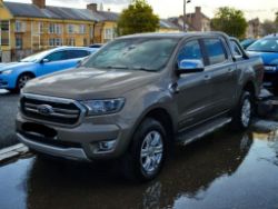 **(ONLY 101K MILEAGE)** 2021 (21 PLATE) FORD RANGER LIMITED 4X4 – 170BHP DOUBLE CAB AUTOMATIC
