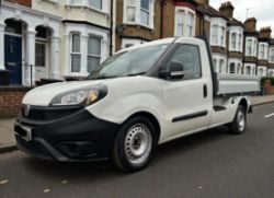 **(ONLY 71K MILEAGE)** 2021 FIAT DOBLO 1.6 MULTIJET WORKUP ALLOY DROPSIDER MILK FLOAT