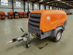 ATLAS COPCO XAS 58-7 ROAD TOW AIR COMPRESSOR